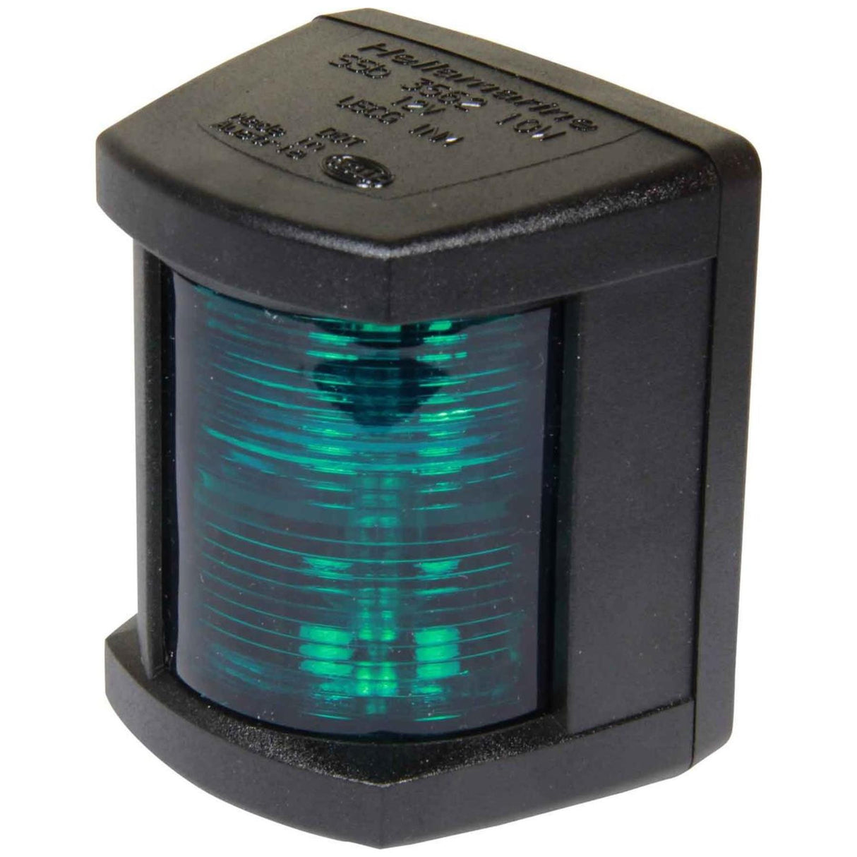Hella 3562 Starboard Green Navigation Light (Black Case / 12V / 10W)