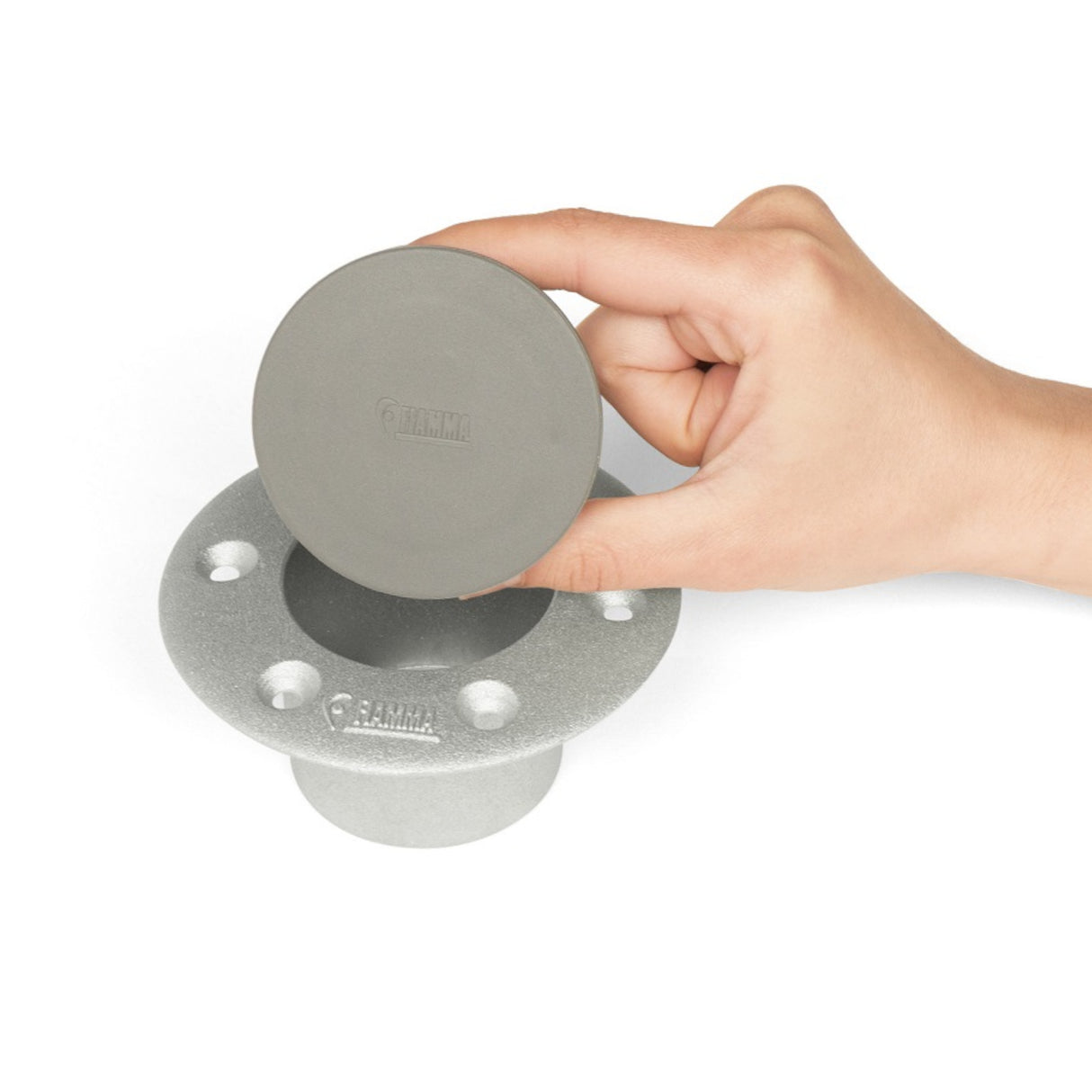 Fiamma Recessed Table Leg Base Cap Cover Grey 02411-01B