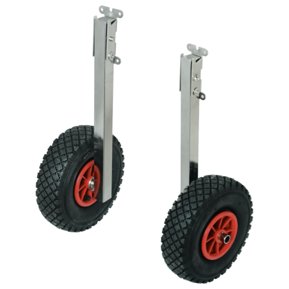 Folding Transom Mount Launch Wheels