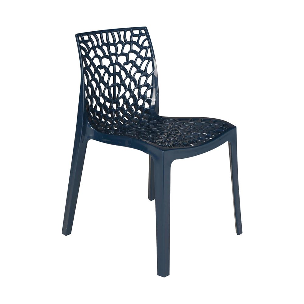 Tabilo Zest Polypropylene Chair For Contract Use - Petrol Blue