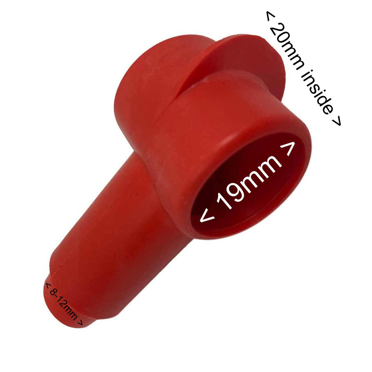 AMC Battery Terminal Cover 10-25mm2 Red PVC Cable Terminals Insulating, Single