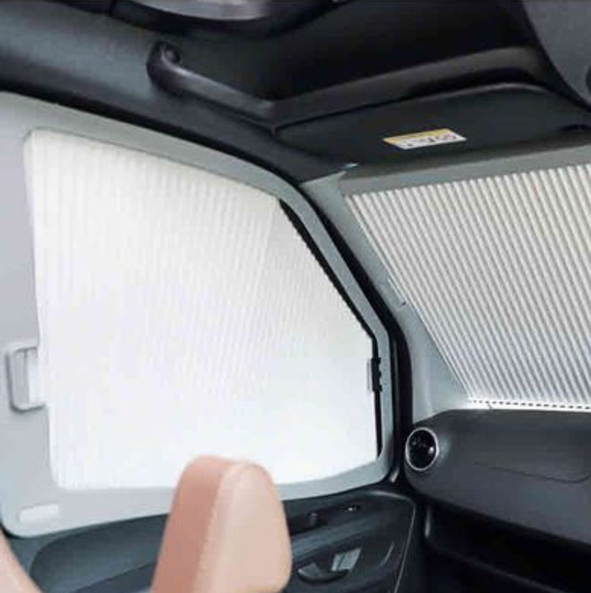 REMIfront IV Left Side Window Blind for Mercedes Sprinter form 2019 - No Entry Handle