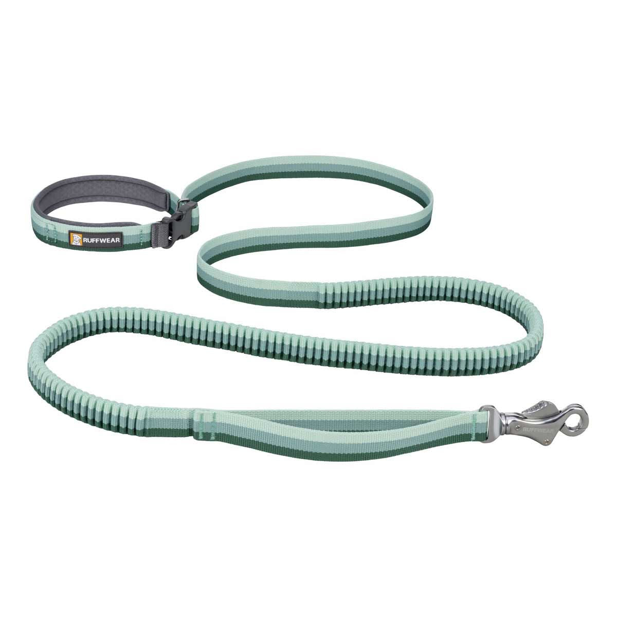 Ruffwear Roamer� Bungee Dog Running Lead River Rock Green (2.2 - 3.4m)