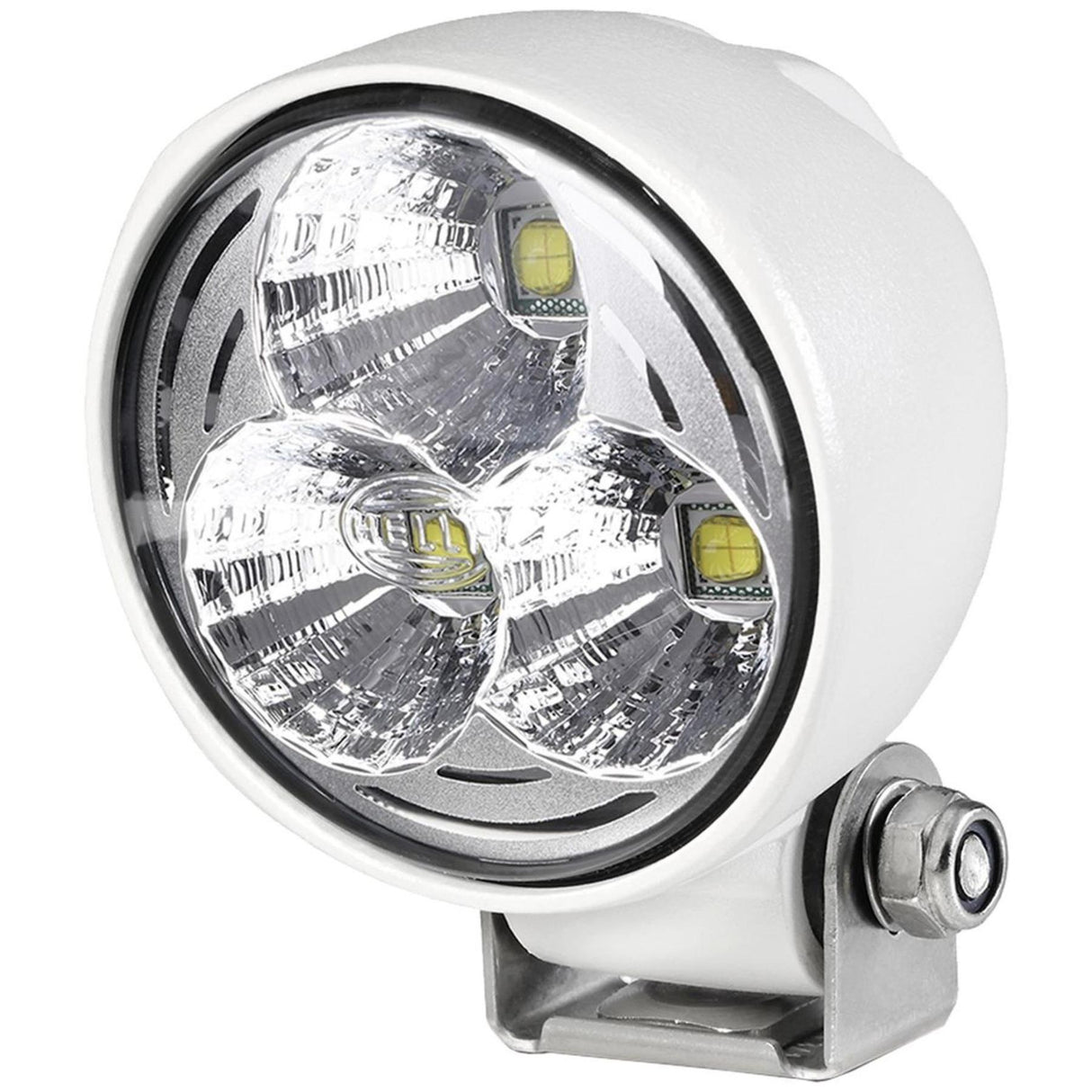 Hella Module 70 Gen IV Long Range LED Floodlight (White Case)