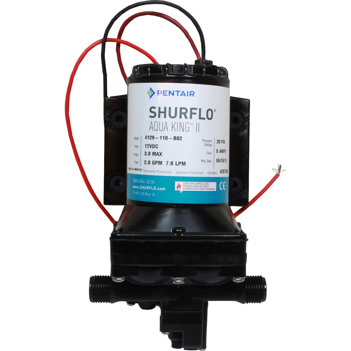 Shurflo Aqua King 2 Junior 12V 7.6 LPM 20PSI