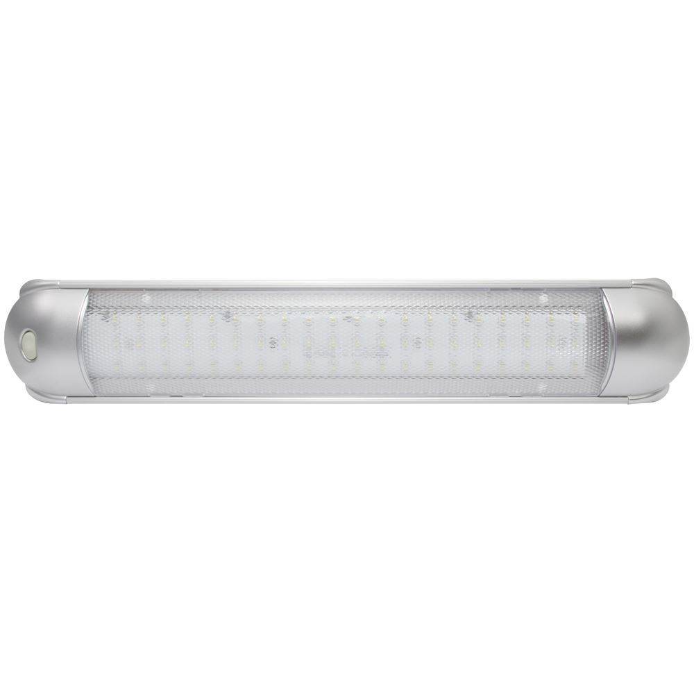 AAA Silver Strip Light Natural LED (60) with Switch 10-30V