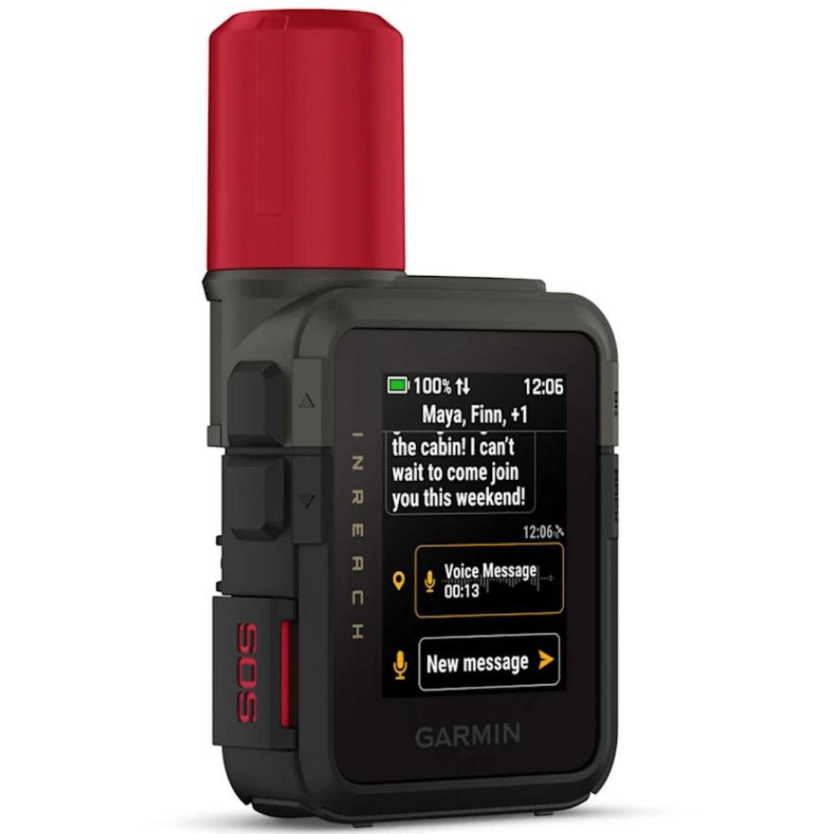 Garmin inReach Mini 3 Plus Touchscreen Compact SOS Satellite Communicator, SOS, IP67