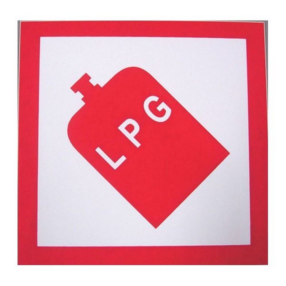 LPG Sticker 10cm x 10cm