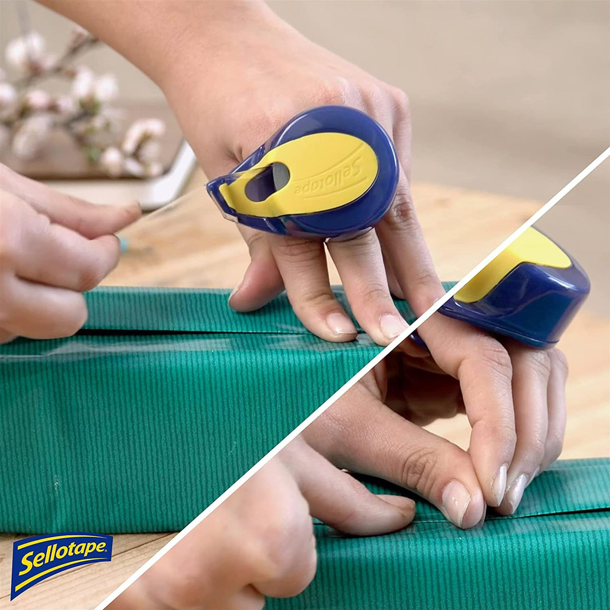 Sellotape On-Hand Dispenser 18mm x 15m - PROTEUS MARINE STORE