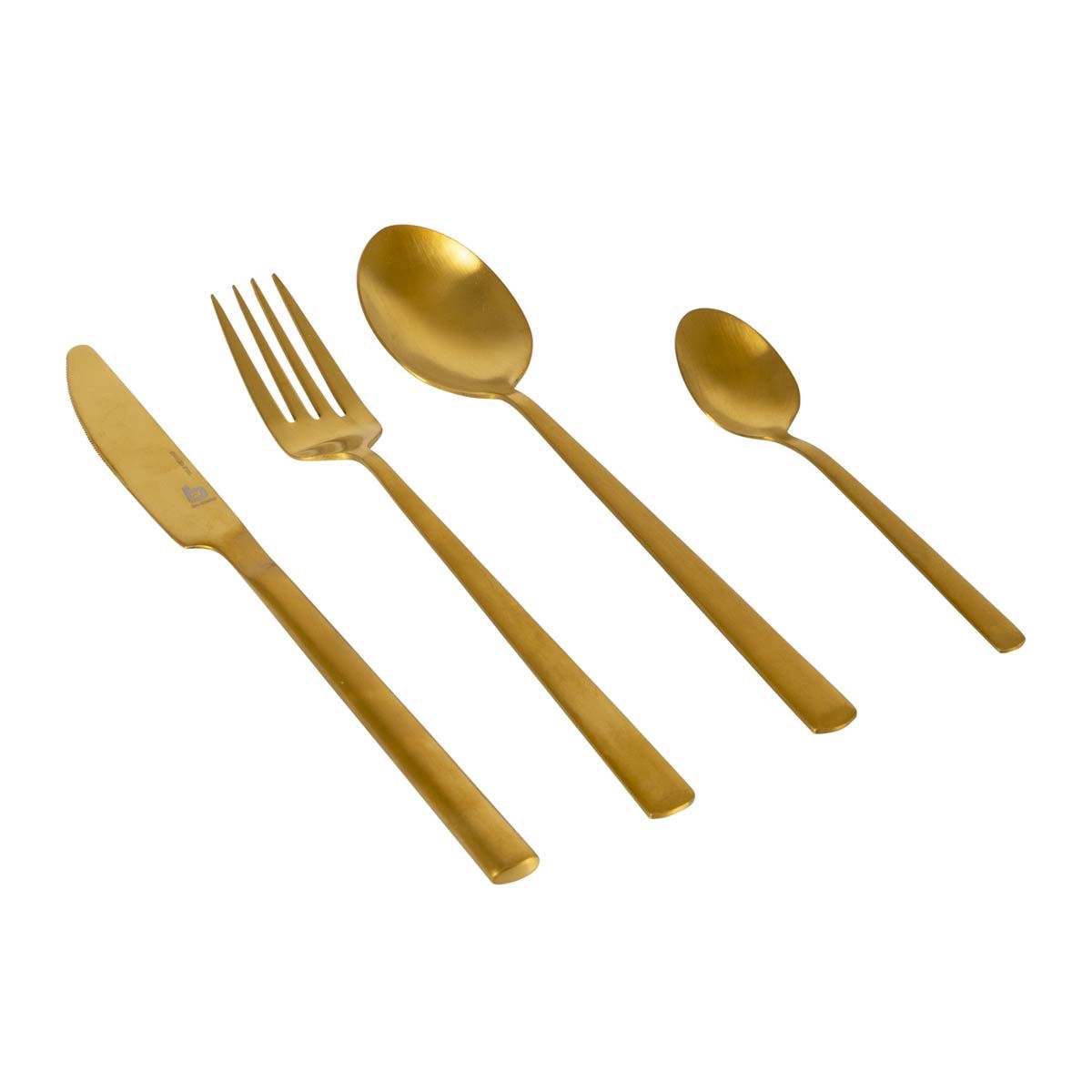 Bo-Camp Industrial Collection Cutlery Fairbanks 16 Pieces Gold