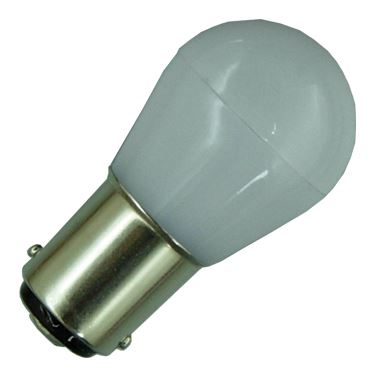 15 LED BA15D Bayonet Bulb Cool White