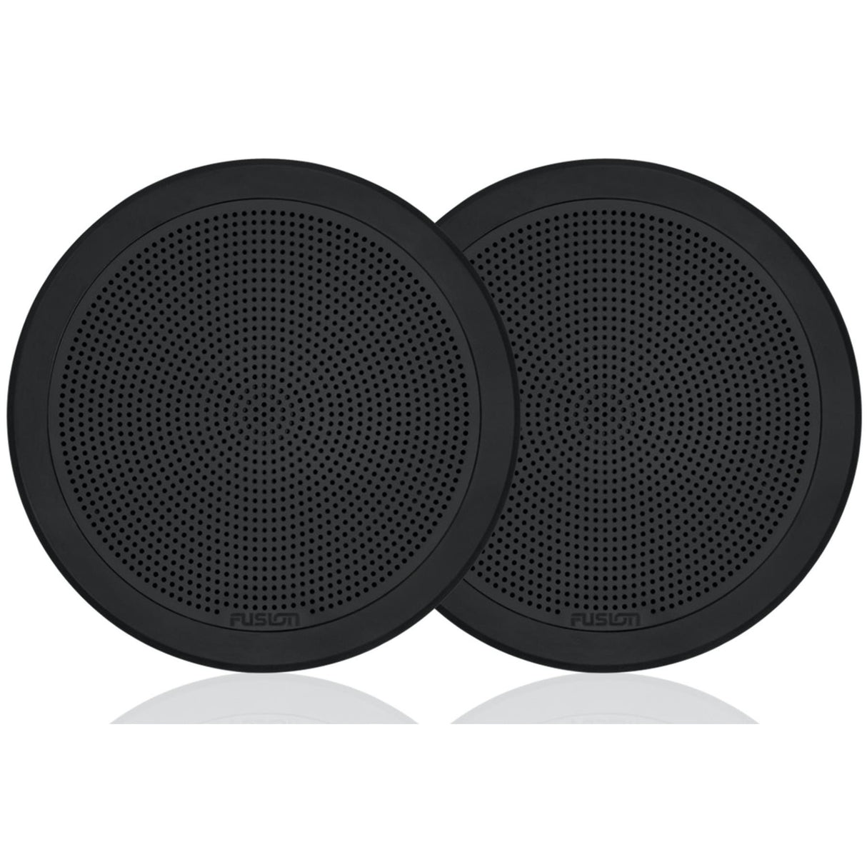 Fusion FM-77RB 7.7" Flush Mount Round Marine Speakers 200W - Black