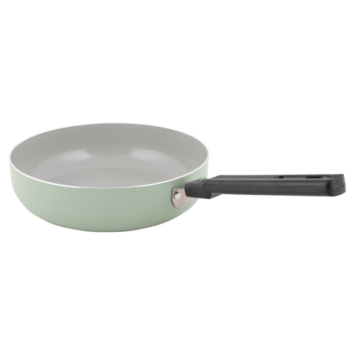 Bo-Camp Saut� Pan Sprint Removable Handle Green Dia 24cm