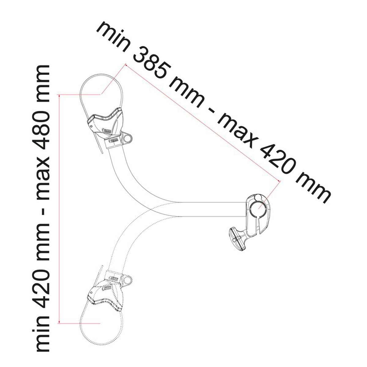Fiamma Bike-Block Pro S 3 Aluminium (08831B01-)