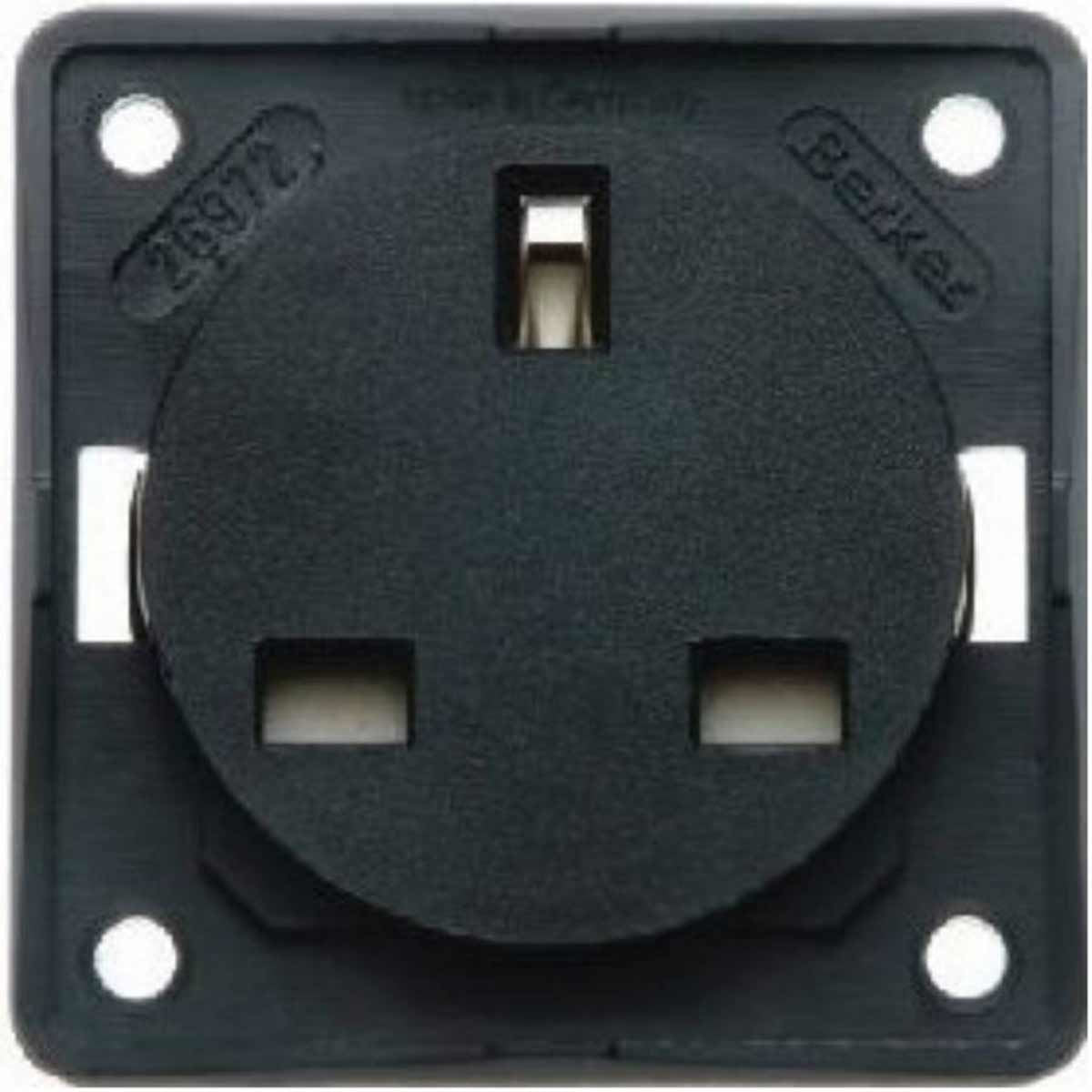 Berker 230V Socket and Back Box