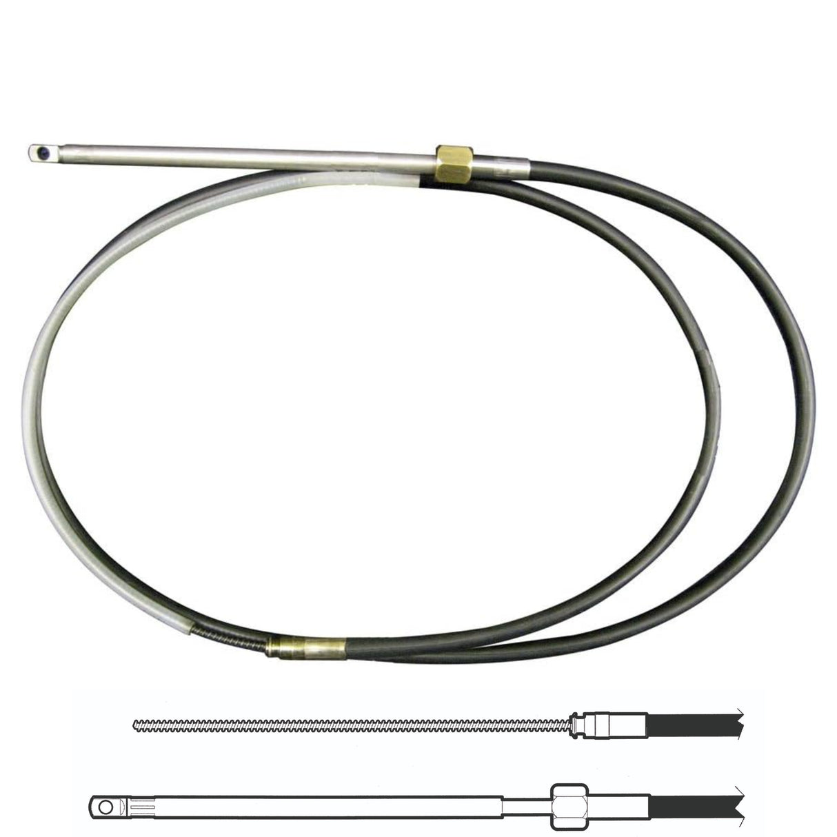 Ultraflex 14ft Heavy Duty M66 Steering Cable Boat Outboard / Inboard 4.27m