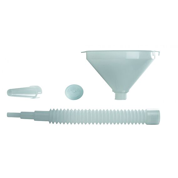 Funnels-Plastic. Comes with 2 spouts