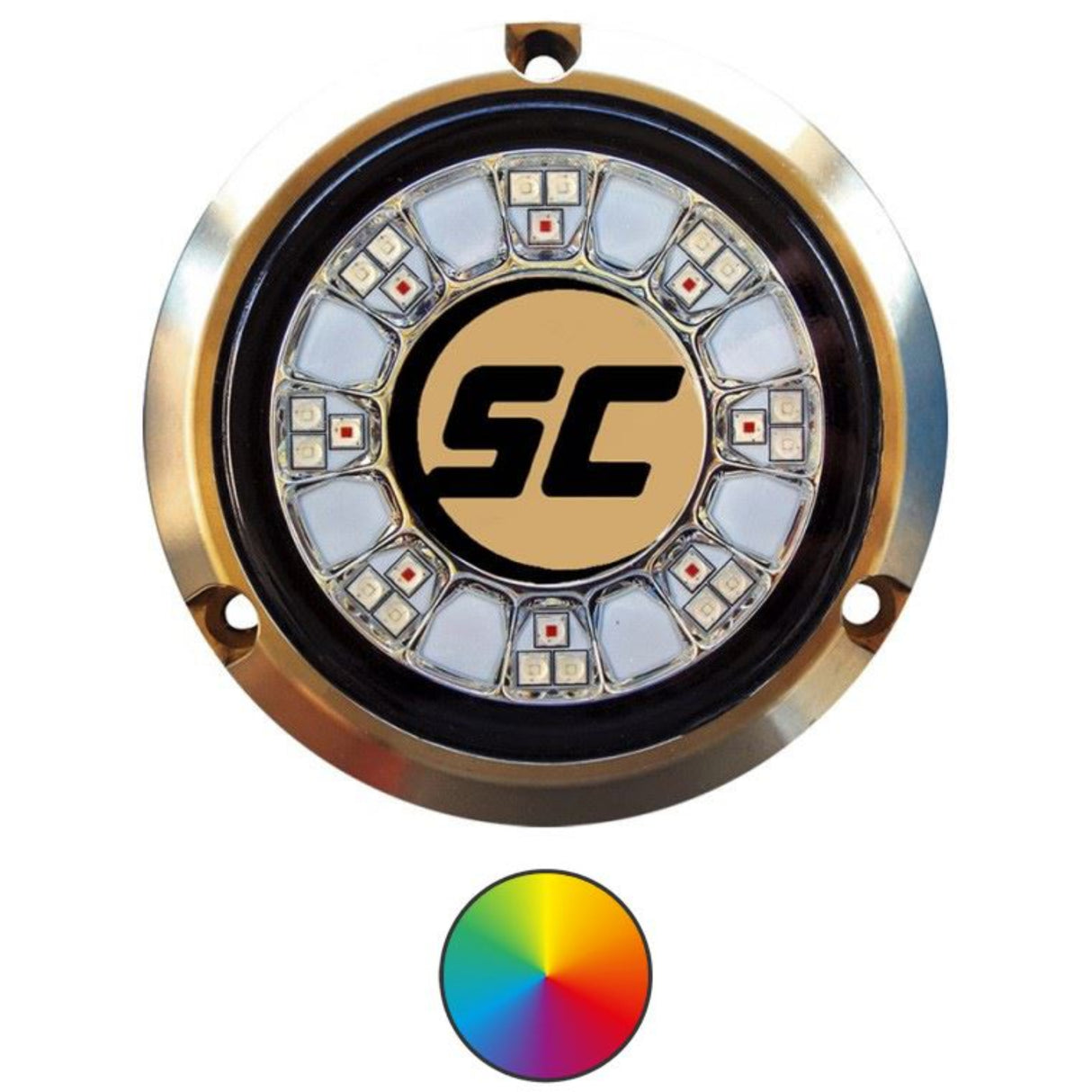 Shadow-Caster SCR-24 Underwater 4" Bronze LED Light - RGB
