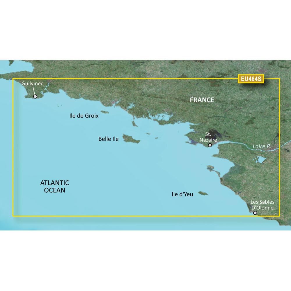 Garmin BlueChart G3 Vision - VEU464S: Penmarch - Les Sables - PROTEUS MARINE STORE