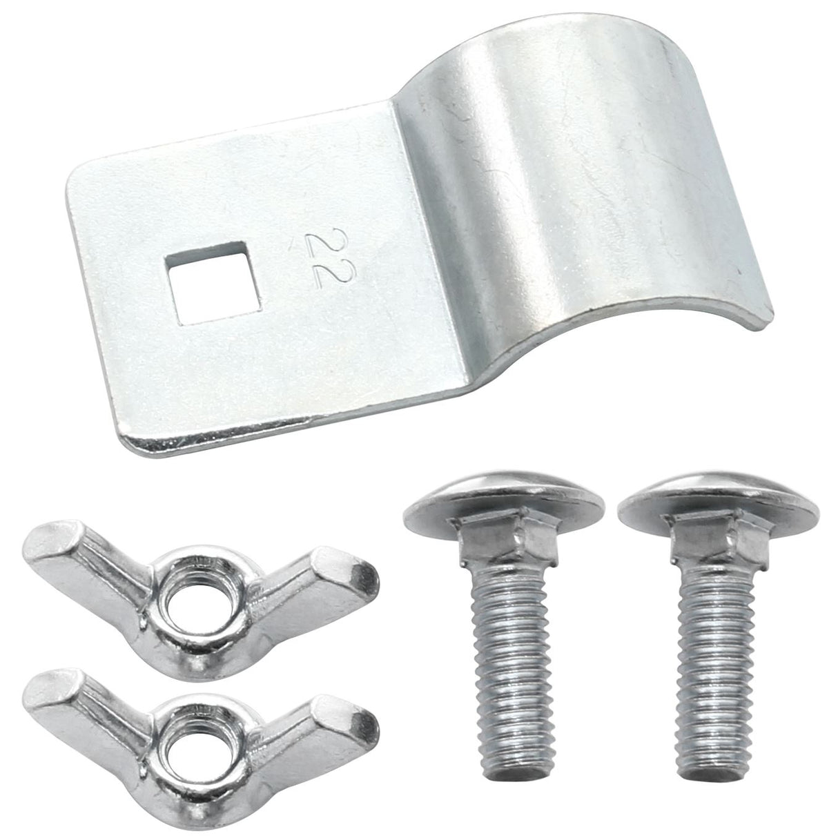 W4 Butterfly Pole End Clamp 25-28mm