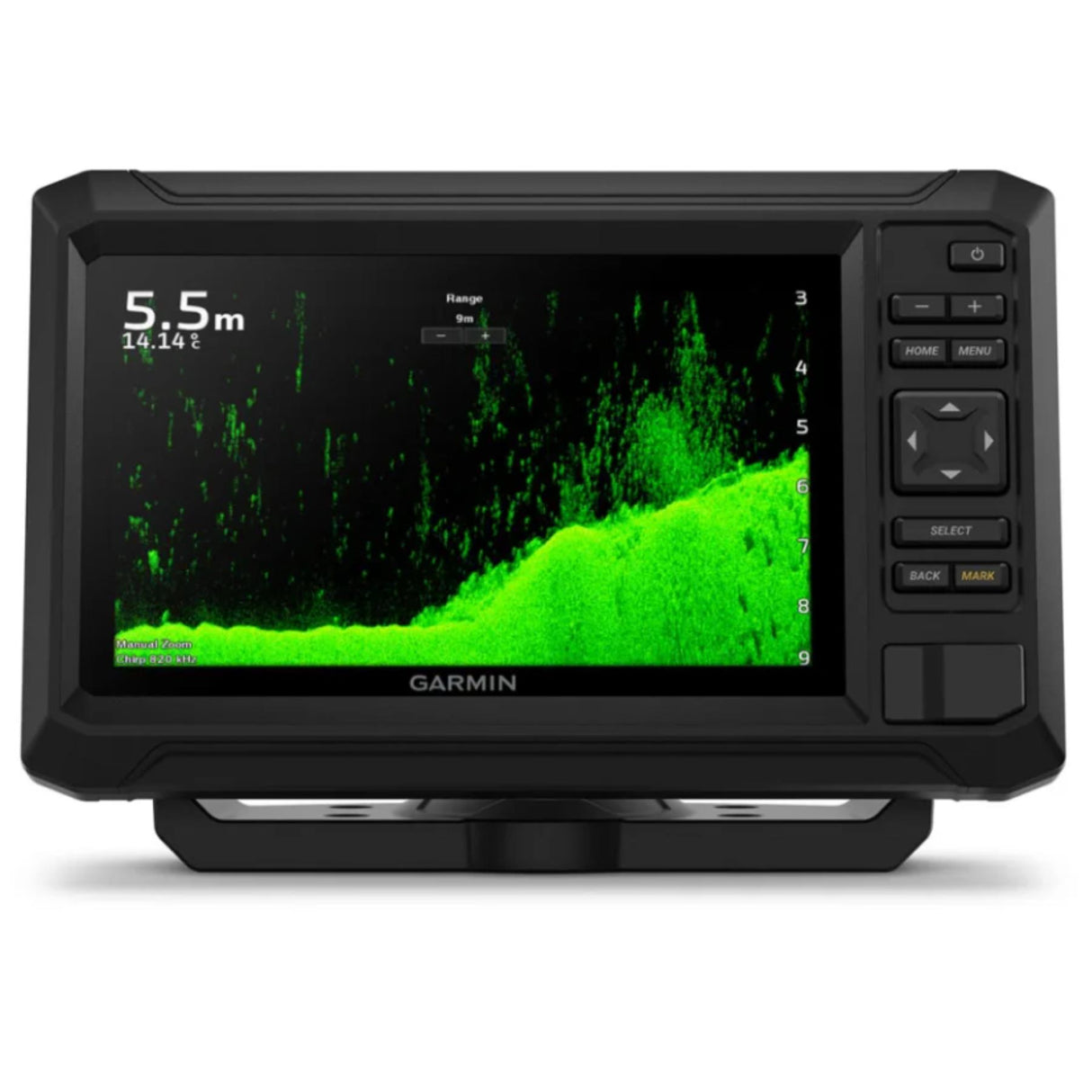 Garmin ECHOMAP UHD2 75cv 7" Marine Chartplotter, Traditional & ClearVu Sonar, IPX7