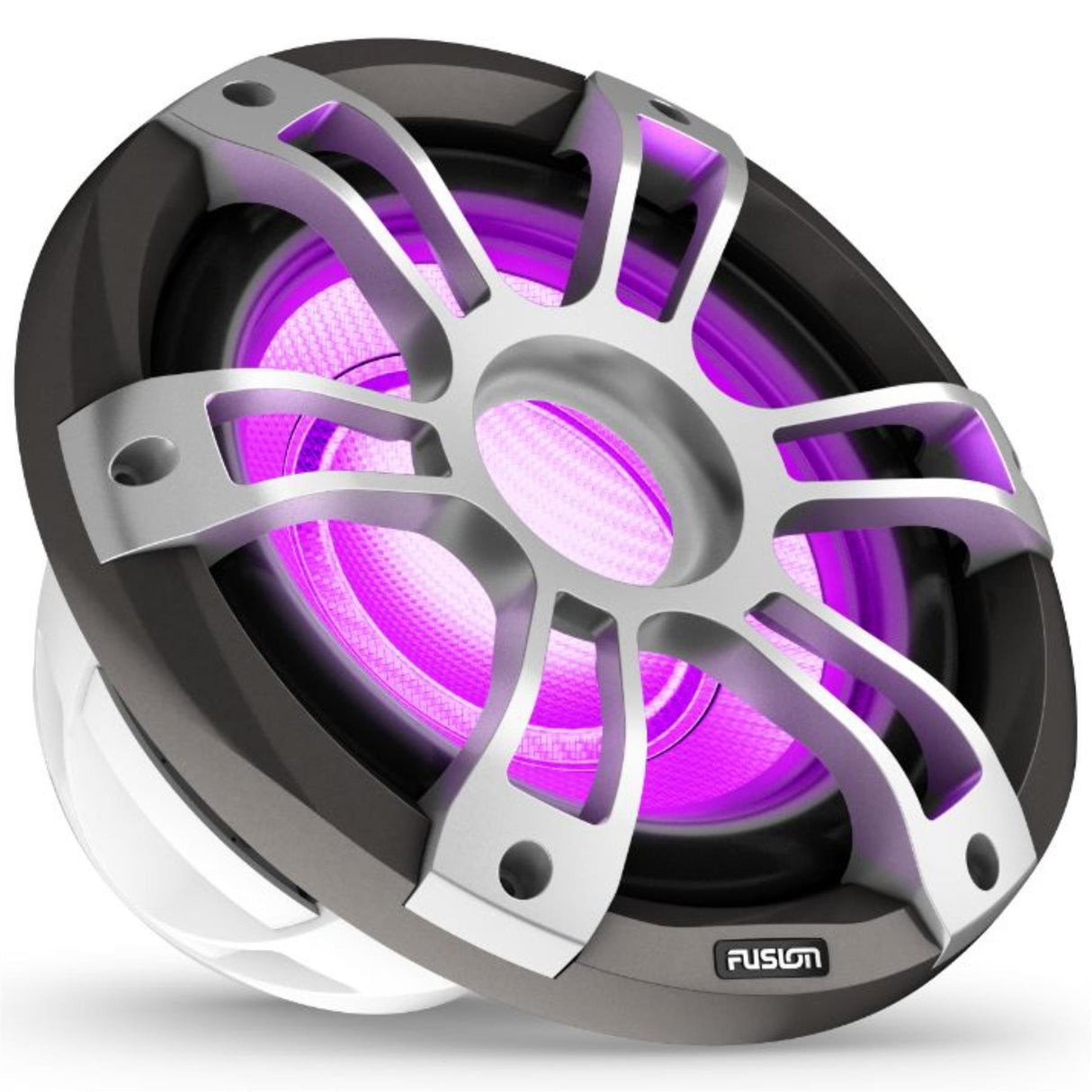 Fusion SG-SL103SPG 10" 3i CRGBW LED Subwoofer 600W - Sports Grey - PROTEUS MARINE STORE