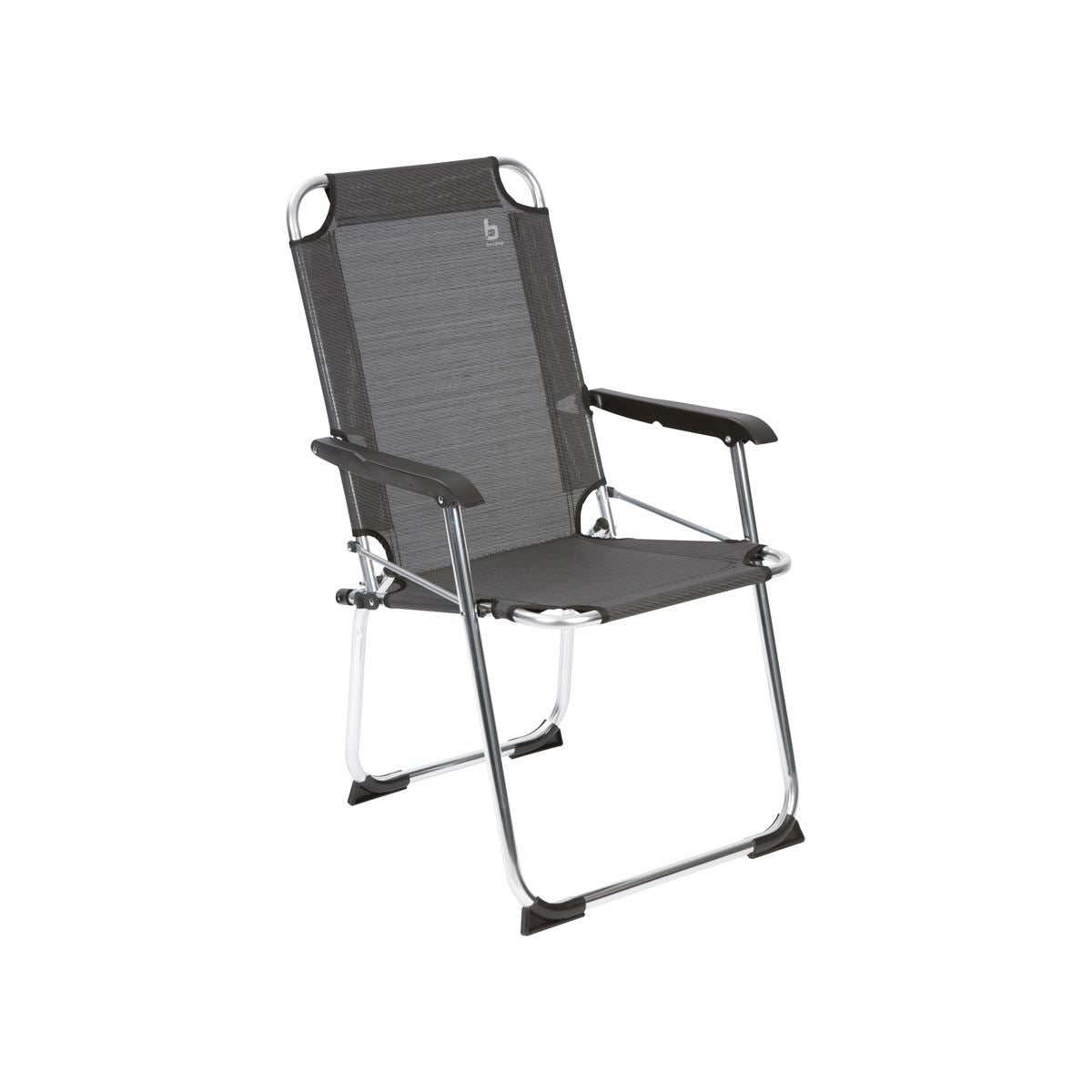 Bo-Camp Chair Copa Rio Deluxe M Aluminium Grey