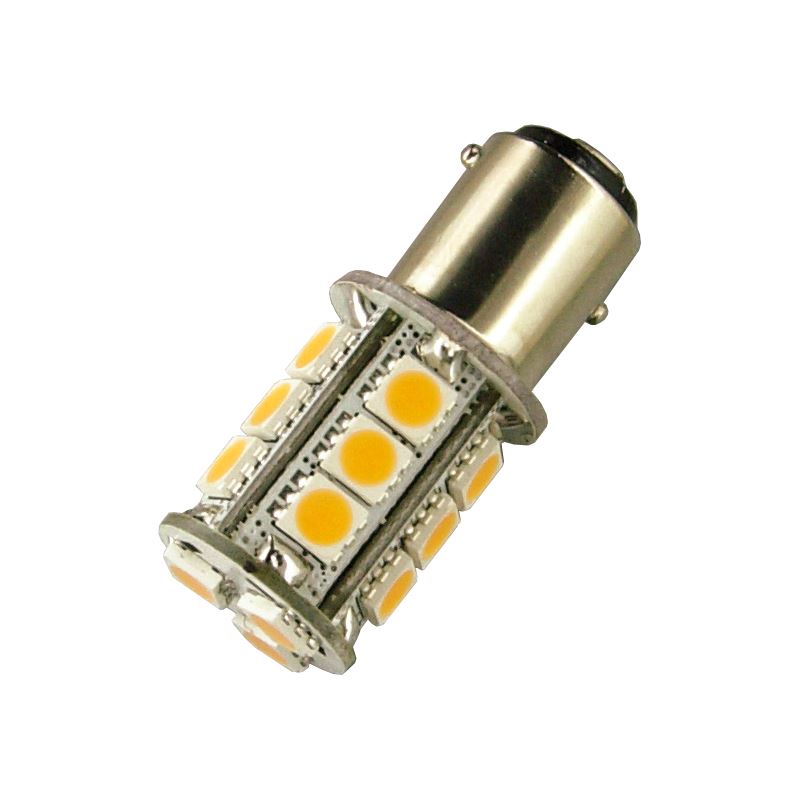 18 LED BA15D Bayonet Tower Bulb Cool White