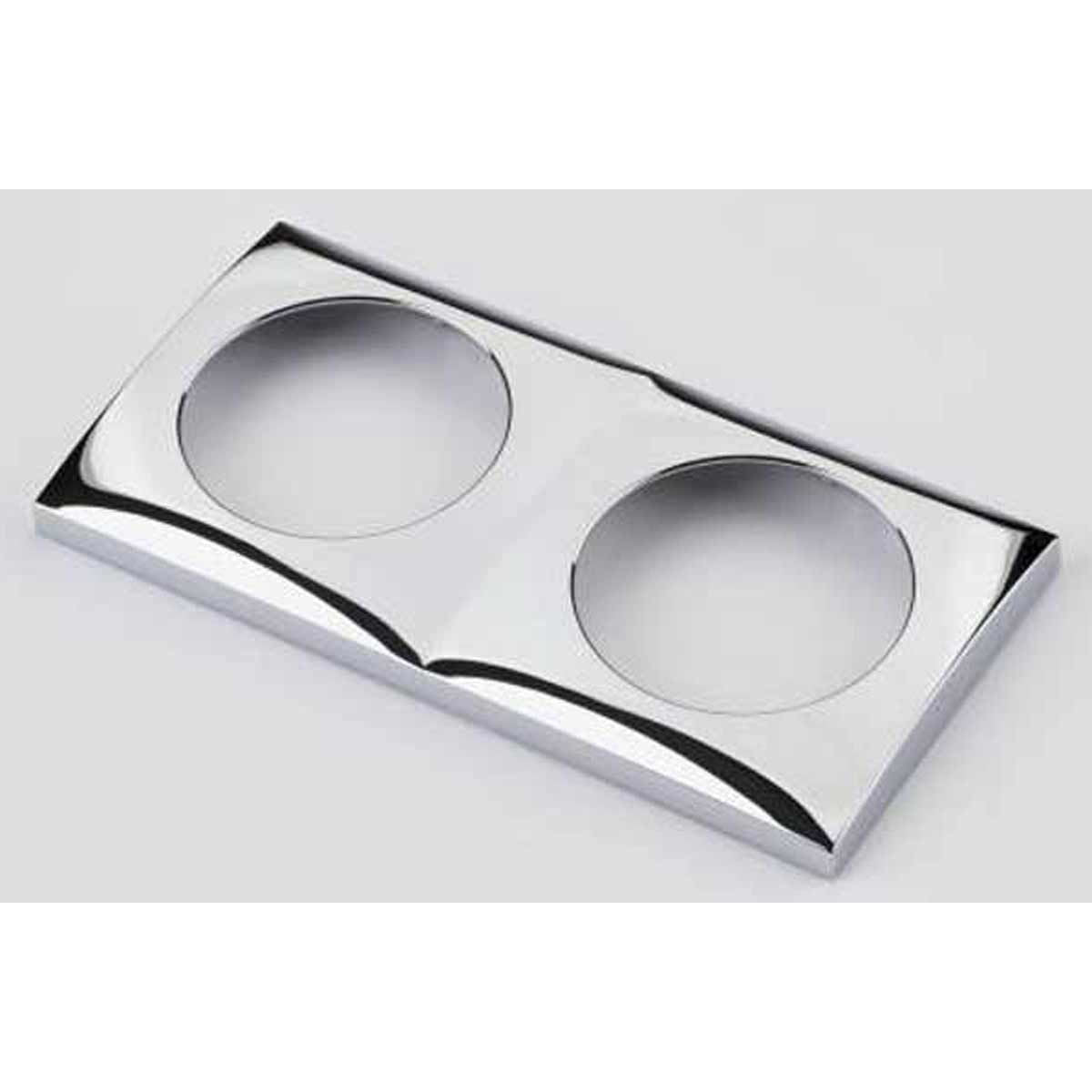 Berker Double Chrome Frame