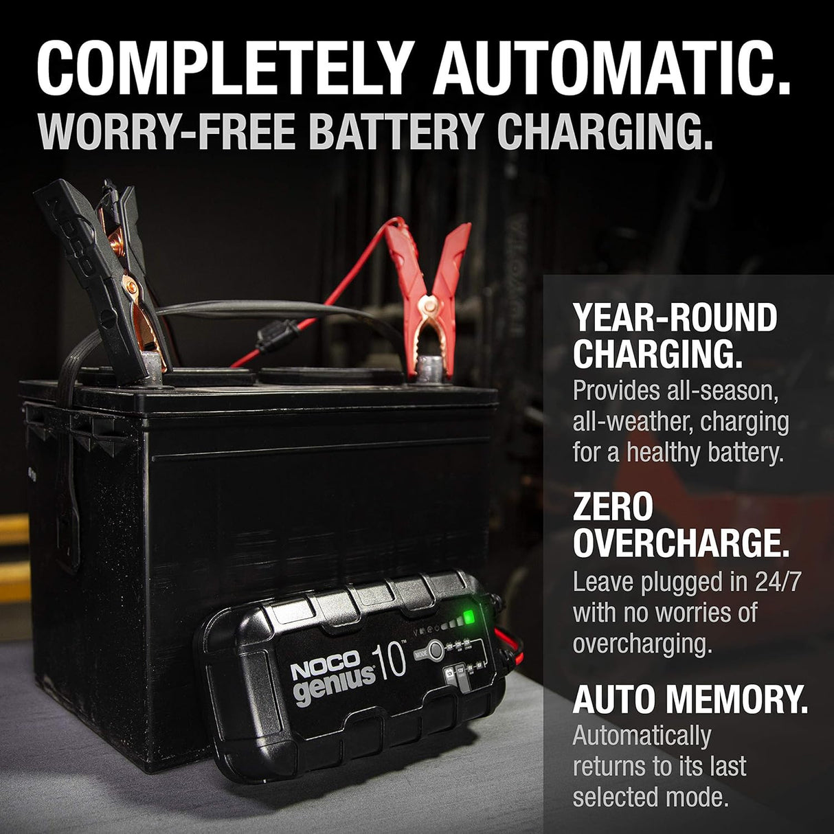 NOCO GENIUS10UK 10-Amp Battery Charger/Maintainer/Desulfator