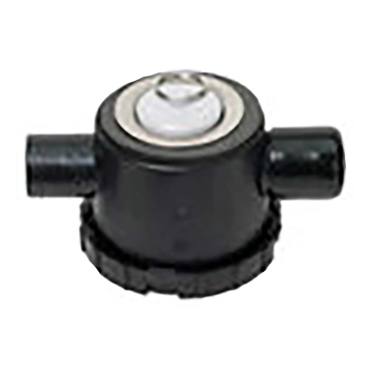 Reich Siphon Black with 2nd Connection For Siphon and Odor Trap