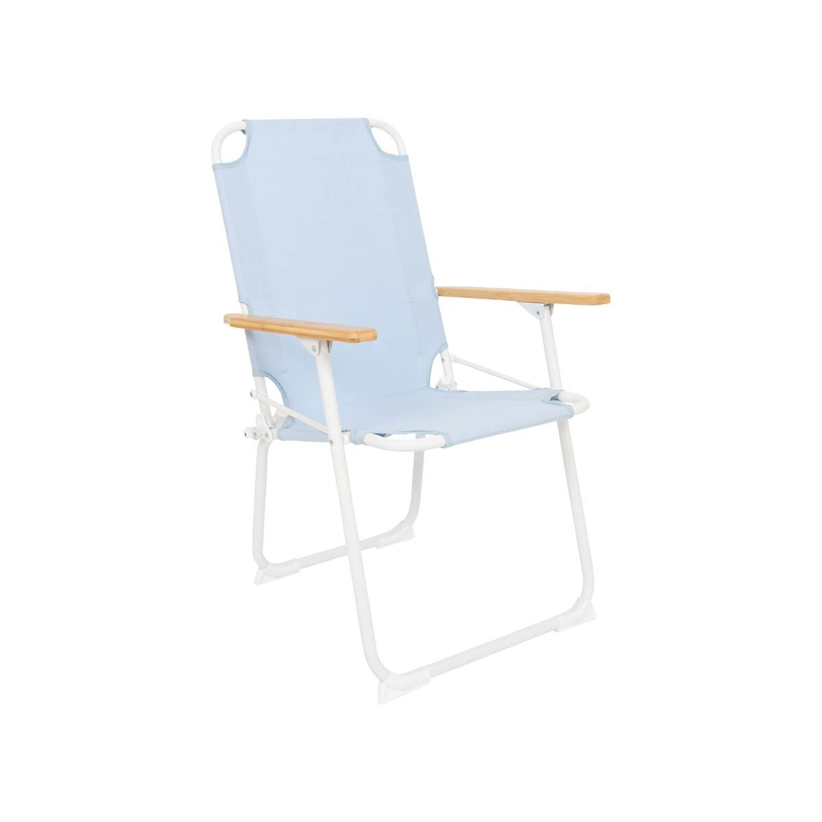 Bo-Camp Pastel Collection Chair Mosset M Aluminium Blue