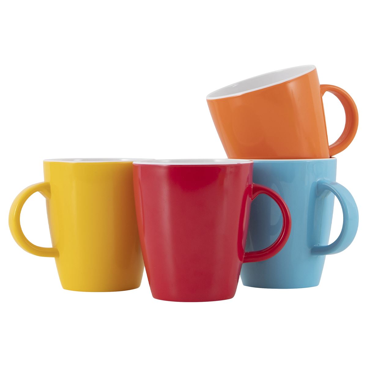 Gimex Colour Line Mug Rainbow 380ml 4 Pieces