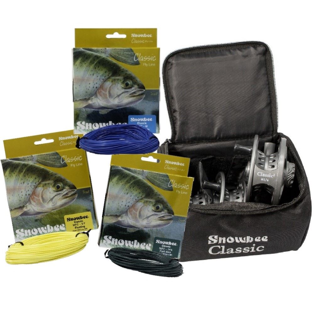 Snowbee Classic 2 Fly Reel / Spool / Fly Line Combi Kit - #5 - PROTEUS MARINE STORE