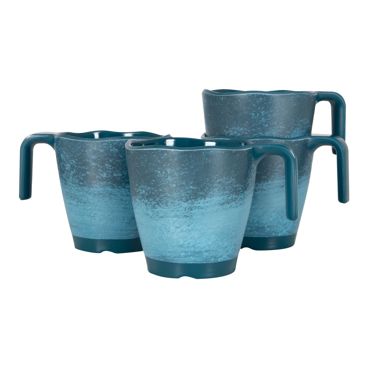 Gimex Stone Line Mug Dark Blue 300ml 4 Pieces