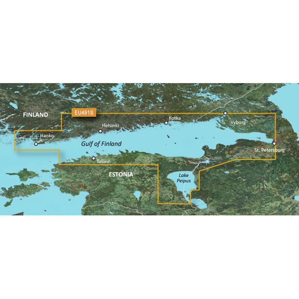 Garmin BlueChart G3 Vision - VEU491S: Hanko, St. P'burg, Tallin - PROTEUS MARINE STORE