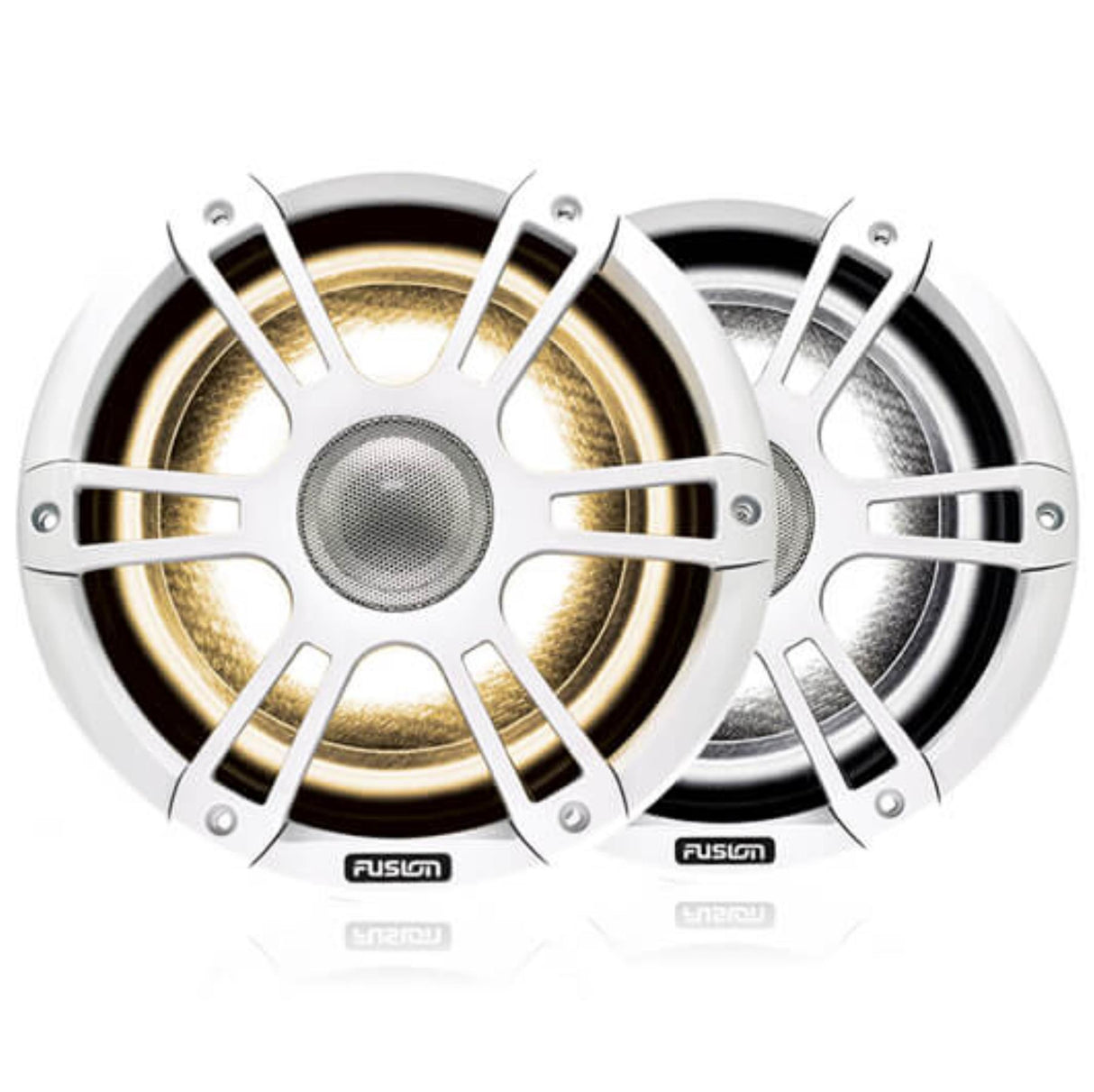 Fusion SG-FL772SPW 7.7" CRGBW LED Marine Speakers 280W - Sports White - PROTEUS MARINE STORE