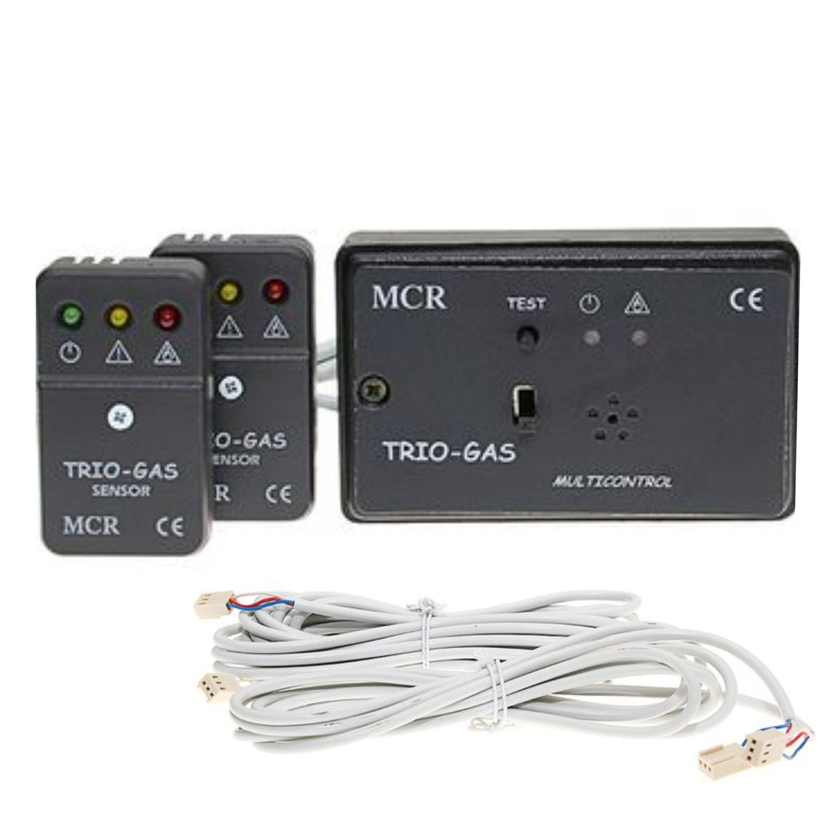 MCR Trio Gas Pro Alarm & Carbon Monoxide Detector for Caravans Motorhomes