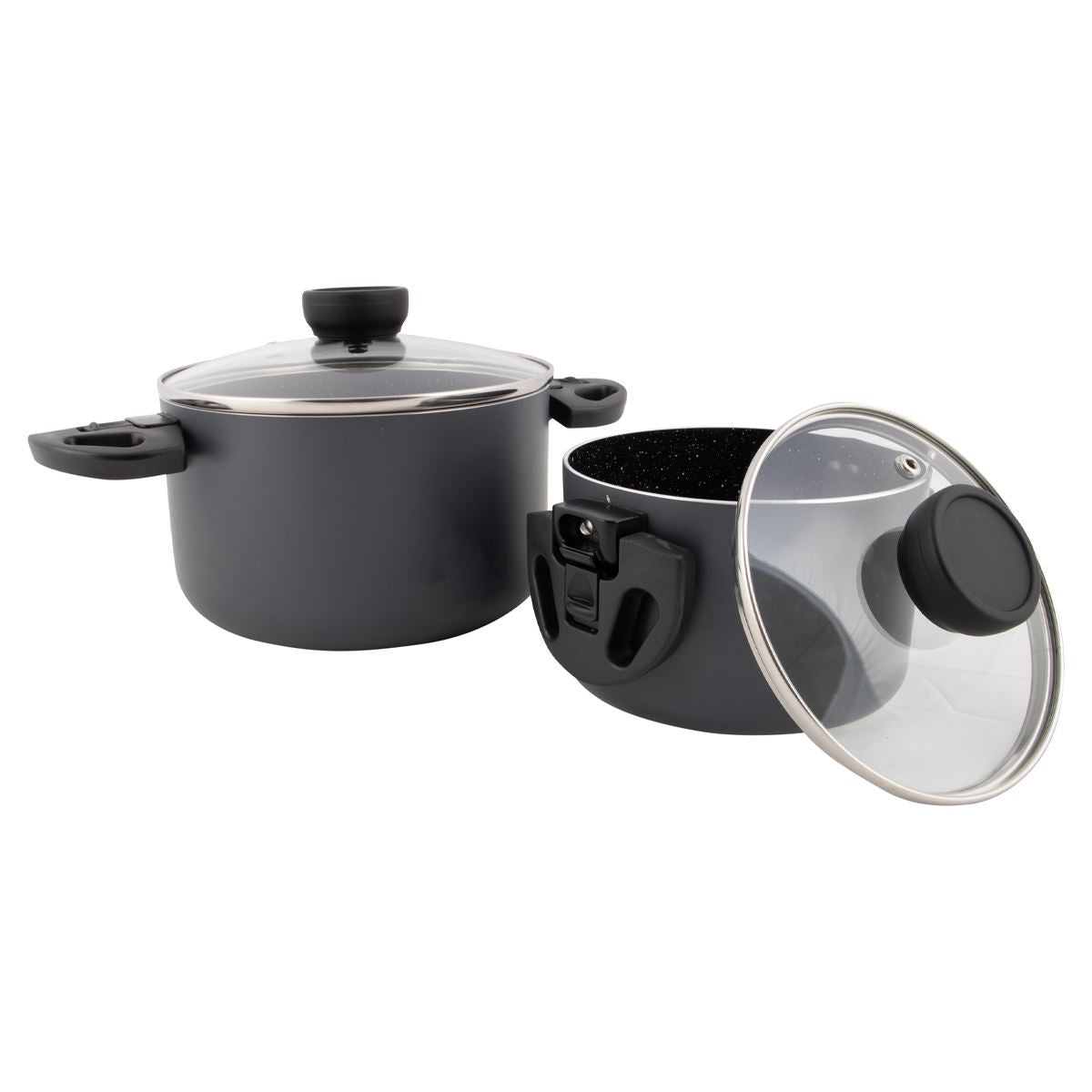 Bo-Camp Cookware Set Twist Compact 2 Aluminium Induction