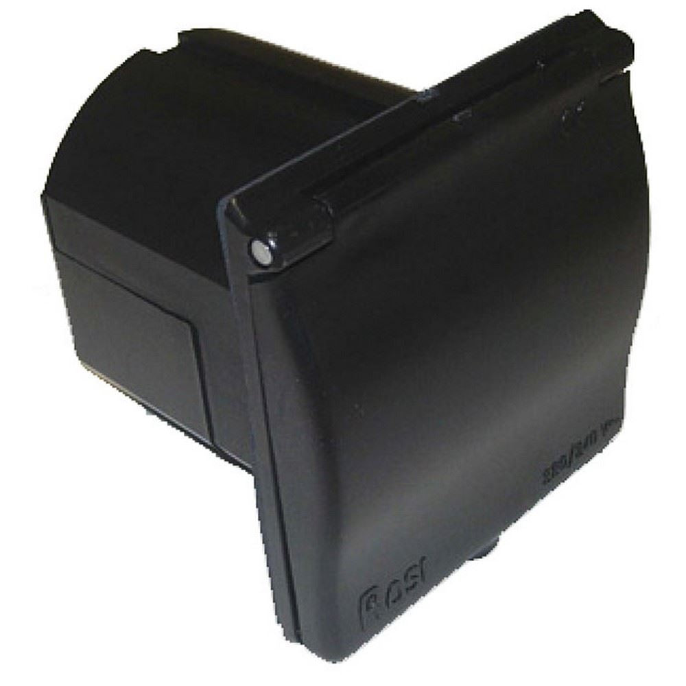 Mains Inlet Flush Black