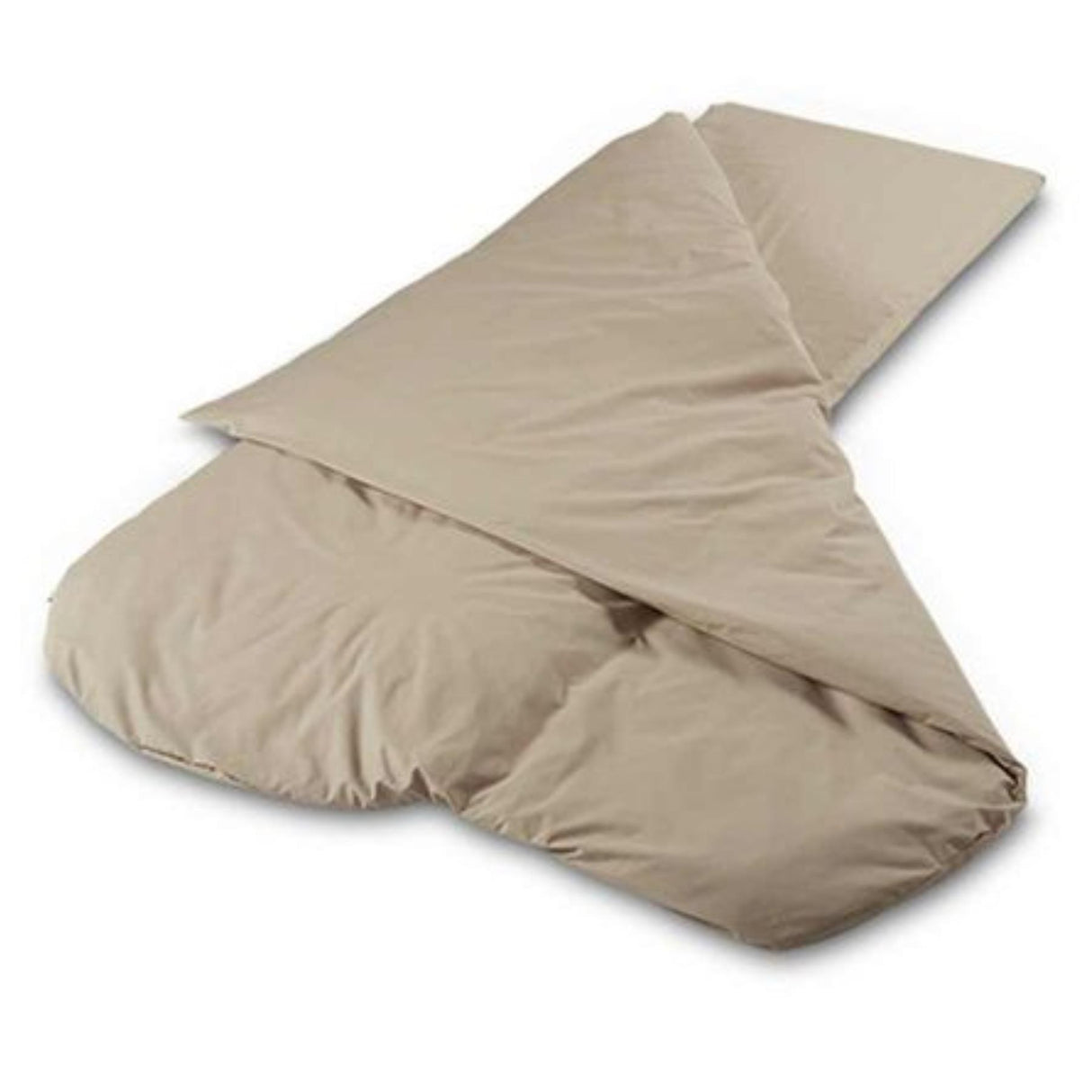 Duvalay Sleeping Bag Covers Only fits Sleeping Bags 190cm x 66cm - Cappuccino