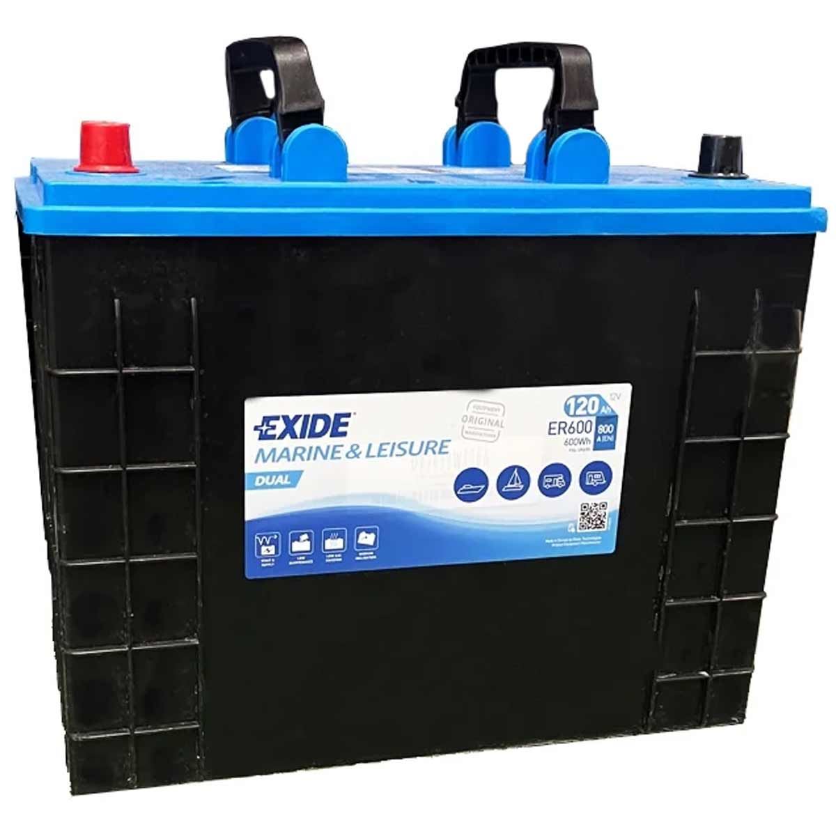 Exide ER600 12V FLA Battery 120Ah