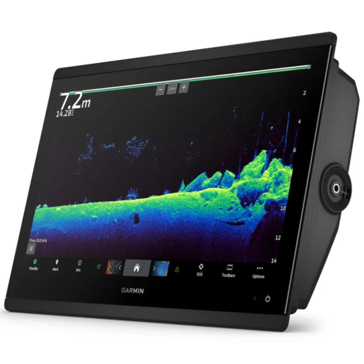 Garmin GPSMAP 1623xsv 16" MFD Marine Chartplotter & Sonar, Worldwide Basemap, IPX7