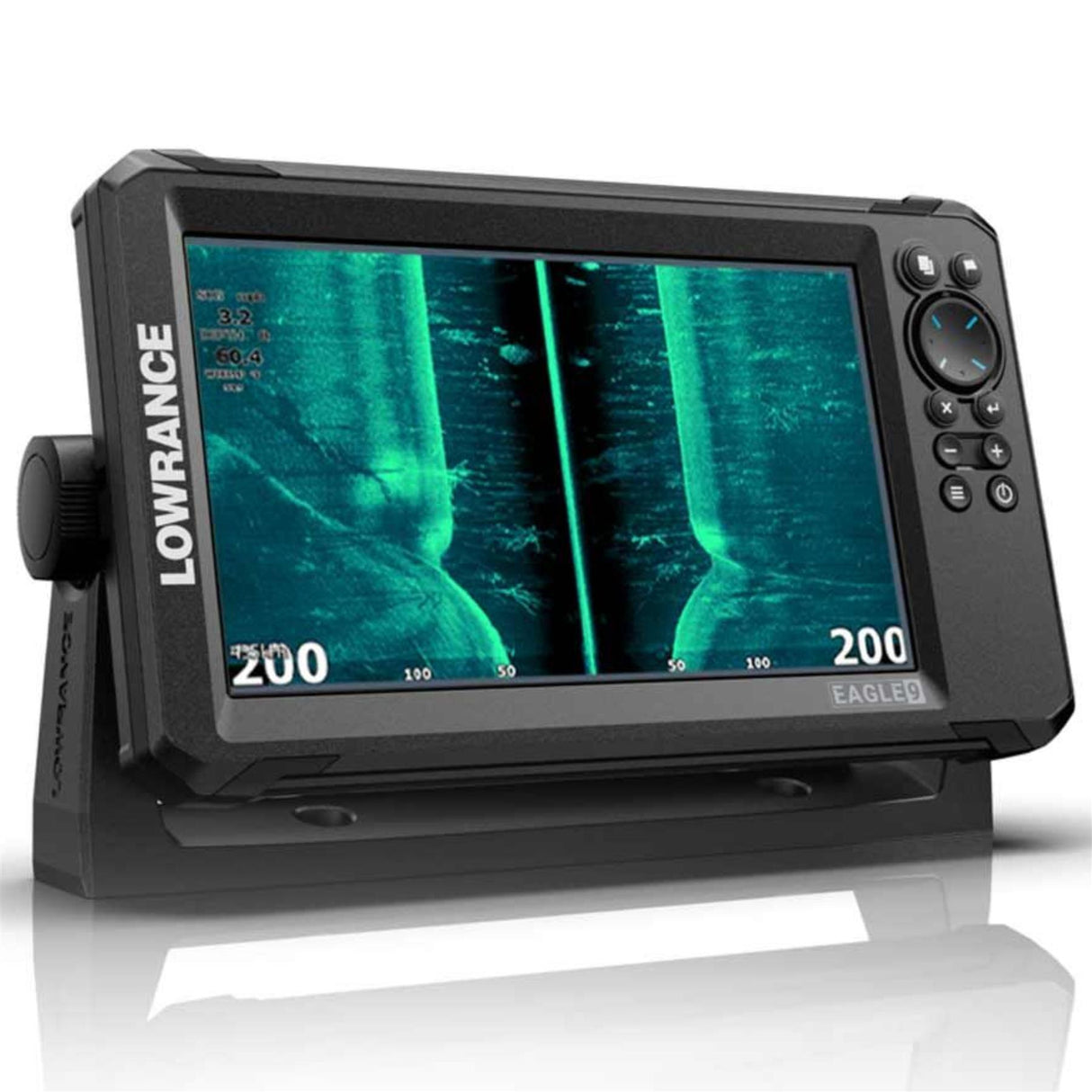Lowrance Eagle 9 Fishfinder/ Chartplotter Only - Pre-loaded Worldwide Basemap, No Transducer
