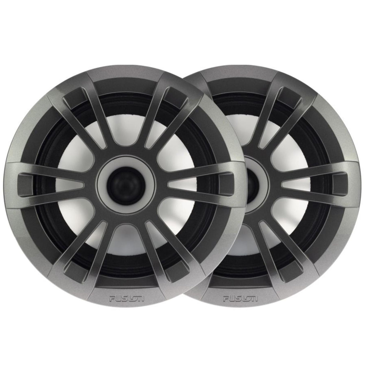 Fusion EL-FL651SPG 6.5" LED Shallow Mount Speakers 80W - Sports Grey