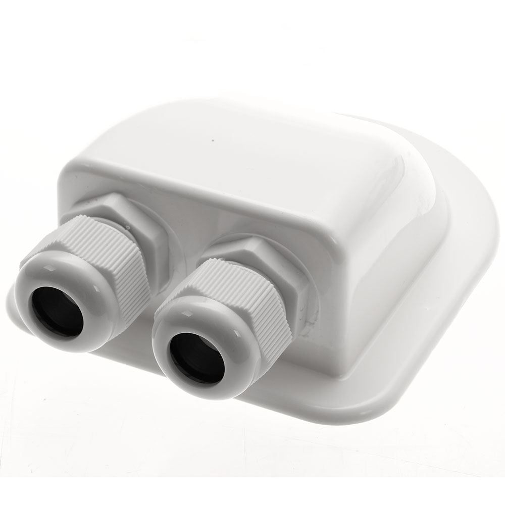 2 Way Solar Panel Feed Gland White