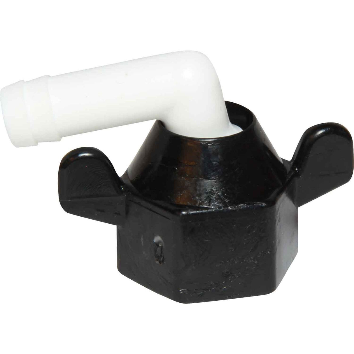 Shurflo 90 Degree Wing Nut Fitting 1/2" NPT Female to 10mm ID Hose