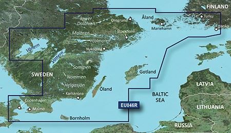 Garmin BlueChart G3 Vision Regular Area - VEU046R Sweden, South-East - PROTEUS MARINE STORE