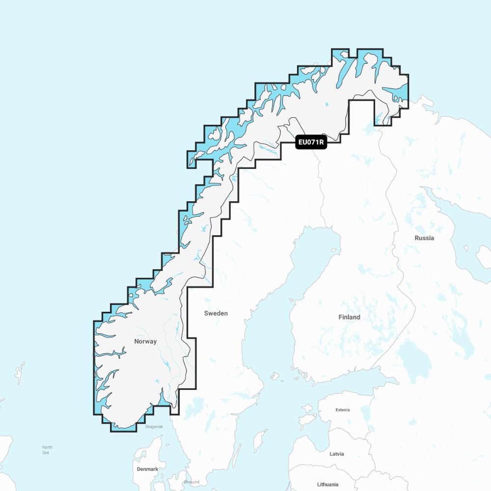 Garmin Navionics+ Chart: EU071R - Norway, Lakes & Rivers - PROTEUS MARINE STORE