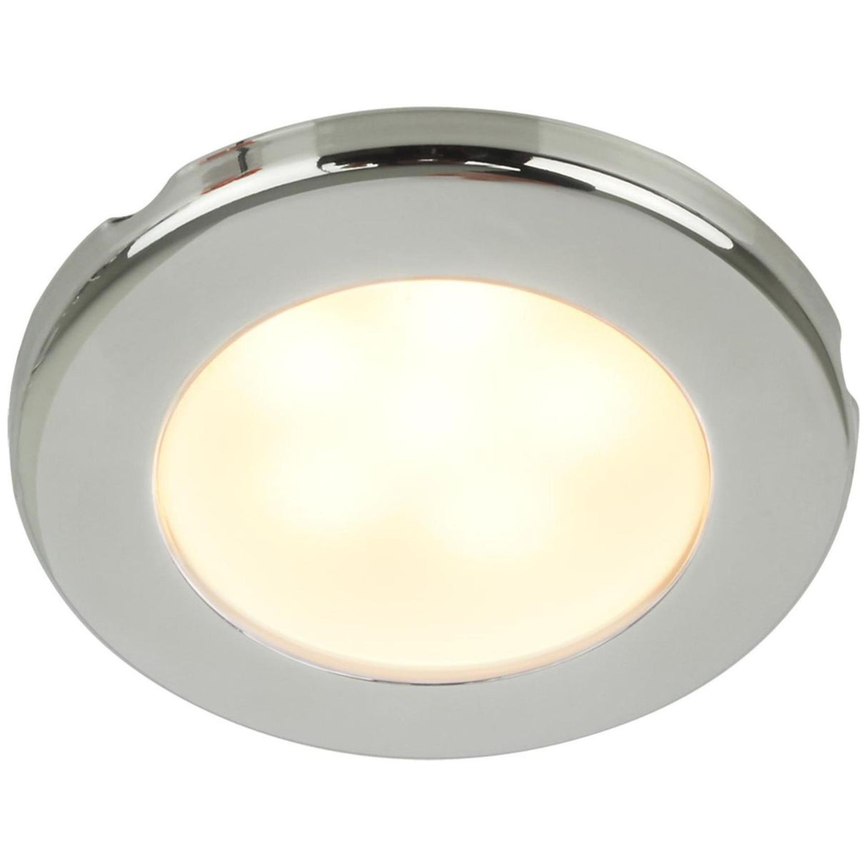 Hella EuroLED 75 Light with Stainless Steel Rim (Warm White / 24V)